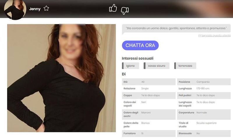 FlirtSegretiMature profilo